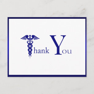 Bedankt Gezondheidszorg Medisch Dokter Verpleegkun Briefkaart