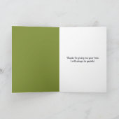 Bedankt Gnomen met oude klok Kaart (Binnen)