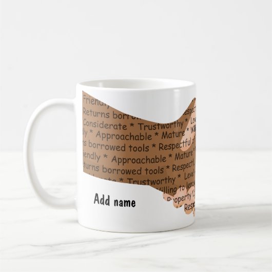 Bedankt, goede buur koffiemok (Links)