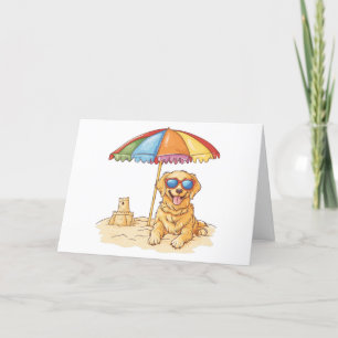 Bedankt Golden Retriever Beach Dog