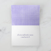 Bedankt Golden Retriever op Gingham (Binnen)