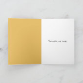 Bedankt Golden Retriever Puppy in een weiland Kaart (Binnen)