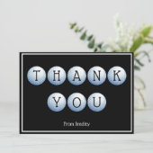 Bedankt Golf Custom gepersonaliseerd Kaart (Staand voorkant)