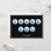 Bedankt Golf Custom gepersonaliseerd Kaart (Voorkant / Achterkant in situ)