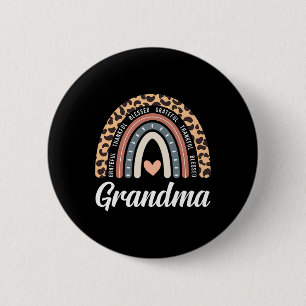 Bedankt Grateful Blessed Grandma Thanksgiving Rai Ronde Button 5,7 Cm