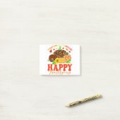 Bedankt Grateful Blessed Leopard Pset Pumpkin Th Post-it® Notes (Op bureau)
