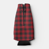 Bedankt Grateful Blessed Name Red Pset Flesjeskoeler (Achterkant)