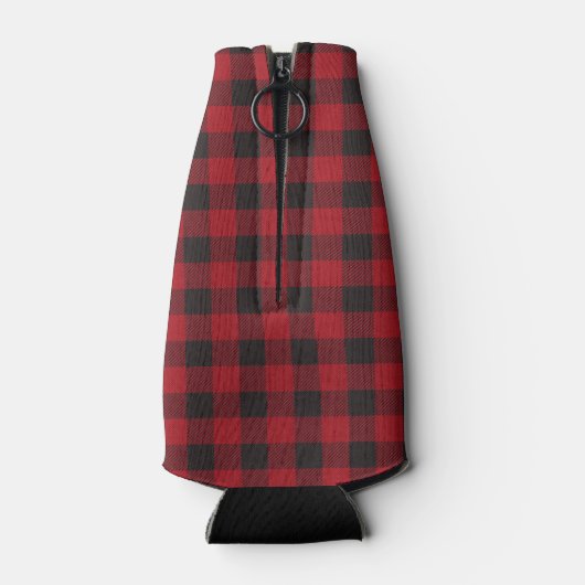 Bedankt Grateful Blessed Name Red Pset Flesjeskoeler (Achterkant)