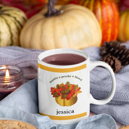 Bedankt Grateful Blessed Personalized Koffiemok