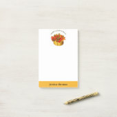 Bedankt Grateful Blessed Personalized Post-it® Notes (Op bureau)