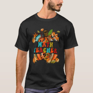 Bedankt Grateful Blessed Wiskunde Leraar Pumpkin A T-shirt