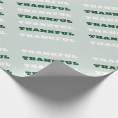 Bedankt, Gratitude Quote, Groen Cadeaupapier (Hoek)