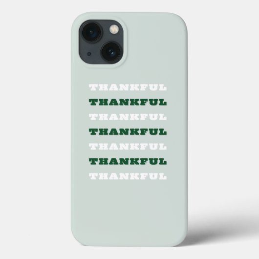 Bedankt, Gratitude Quote, Groen Case-Mate iPhone Case (Achterkant)