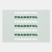 Bedankt, Gratitude Quote, Groen Inpakpapier Vel (Voorkant 3)