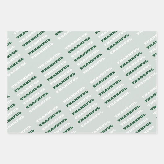 Bedankt, Gratitude Quote, Groen Inpakpapier Vel (Voorkant)