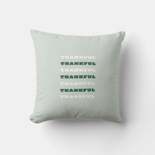 Bedankt, Gratitude Quote, Groen Kussen