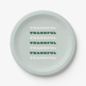 Bedankt, Gratitude Quote, Groen Papieren Bordje (Voorkant)