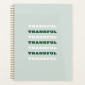 Bedankt, Gratitude Quote, Groen Planner (Voorkant)