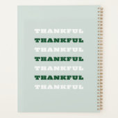 Bedankt, Gratitude Quote, Groen Planner (Achterkant)