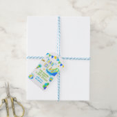 Bedankt Green Waterslide Summer Party Gift Labels Cadeaulabel (Met Touw)