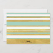 Bedankt Grid Gold | Dank je wel fotokaart Feestdagenkaart (Achterkant)