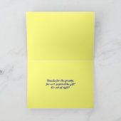 Bedankt Groovy Stropdas-Dye Kaart (Binnen)