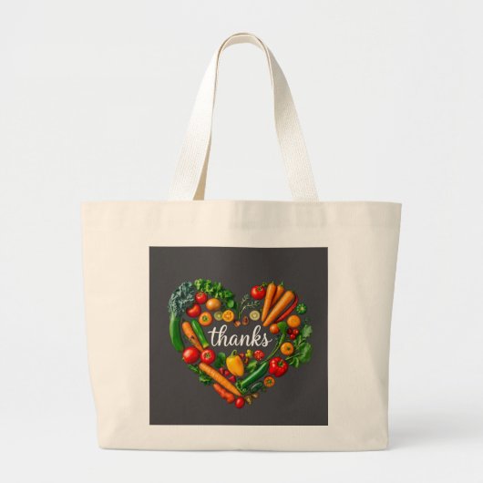 Bedankt Grote Tote Bag (Voorkant)