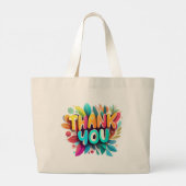 Bedankt Grote Tote Bag (Achterkant)
