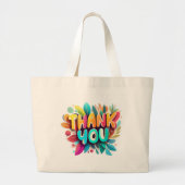 Bedankt Grote Tote Bag (Voorkant)