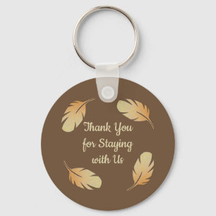 Bedankt Guest Vacation House Appreciation Token Sleutelhanger