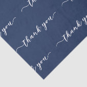 Bedankt Handgeschreven Schrift Tissuepapier (Detail)