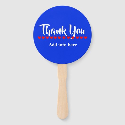 Bedankt Handwaaier (Voorkant)