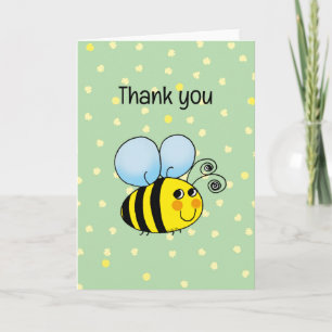 Bedankt (Happy Bee) kaart