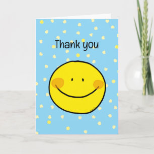 Bedankt (Happy Smile) Kaart