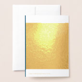 Bedankt Hartelijk dank voor Gold Folie Kaarten (Met envelop)