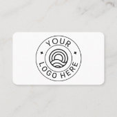 Bedankt - Hartelijk dank voor uw steun aan kleine  Visitekaartje (Achterkant)