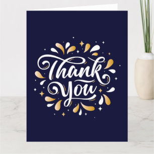 Bedankt, Hartelijk dank voor uw zakelijke professi Bedankkaart