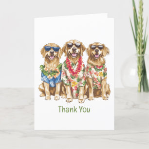 Bedankt Hawaiian Golden Retriever Dogs