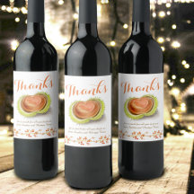 Bedankt herfst Kastanje Hart waterverf Aangepast