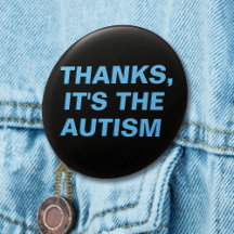 Bedankt Het is de zwarte Autism-slogan
