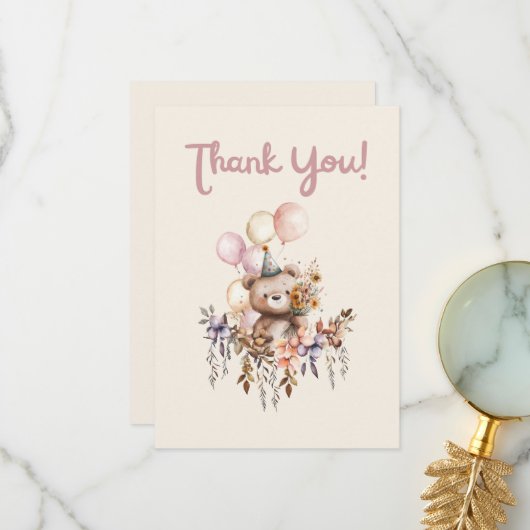 Bedankt, het is een speciale Kaart voor de verjaar (Voorkant / Achterkant in situ)