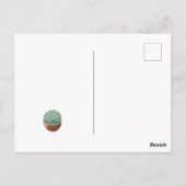 Bedankt hipster cactus waterverf print briefkaart (Achterkant)