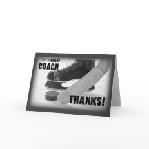 Bedankt Hockey Coach