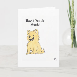 Bedankt hond 1 Kaart