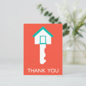 Bedankt Housekey Briefkaart (Staand voorkant)