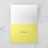 Bedankt in felle kleur geblokte letters Opmerking  (Binnen)