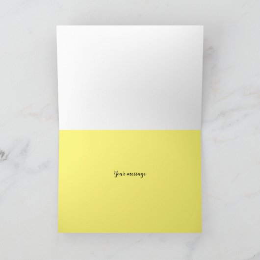 Bedankt in felle kleur geblokte letters Opmerking  (Binnen)