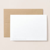 Bedankt in het Grieks Blank Folie Kaarten (Met envelop)