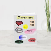 Bedankt in meerdere talen (Voorkant)