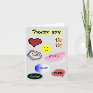 Bedankt in meerdere talen